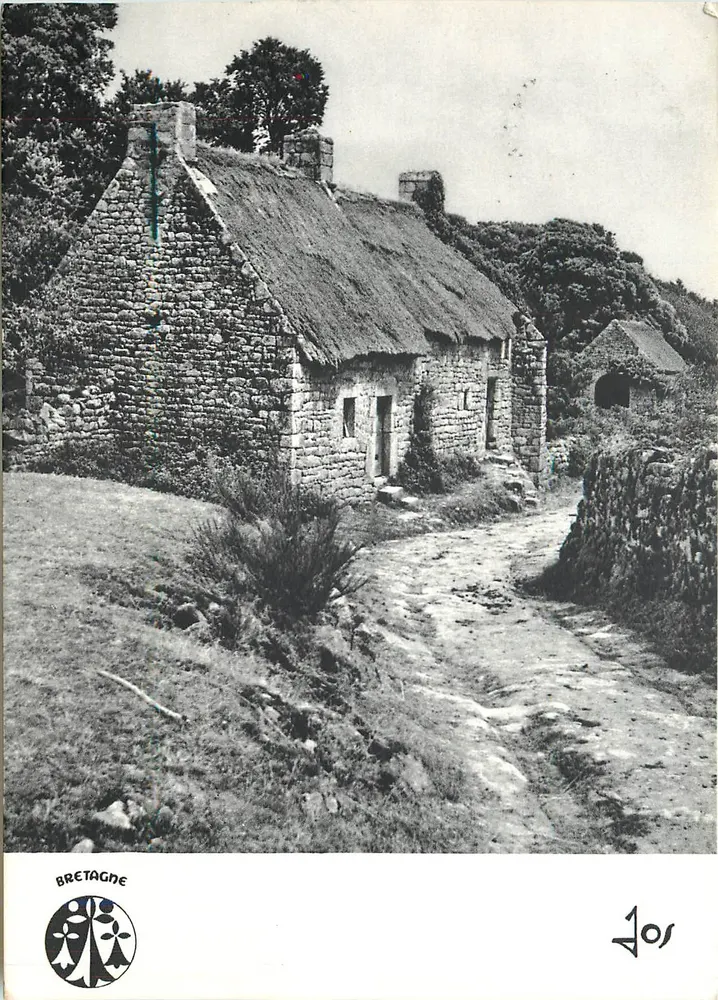 Bretanische Hütte — Bretagne — Éditions d'Art JON - Vorderseite