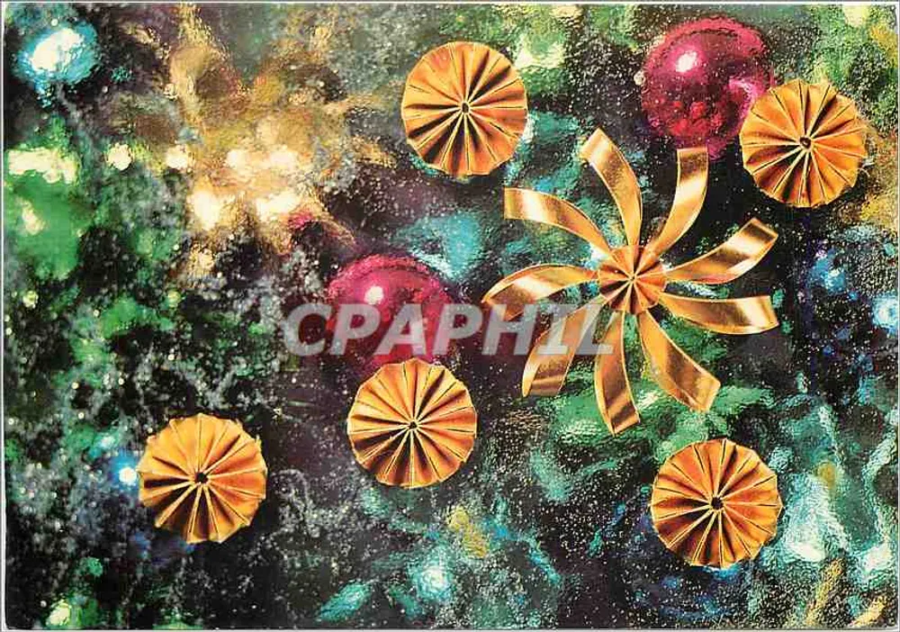 Decoração de Natal — ornamentação festiva — A.T.A.H. Grenable, n° CP 962 - Frente