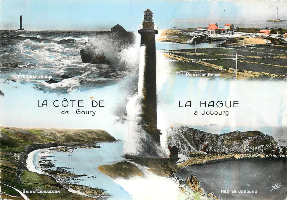 Die Küste von Goury — La Hague bis Jobourg — G. Gautier, Cherbourg - Vorderseite