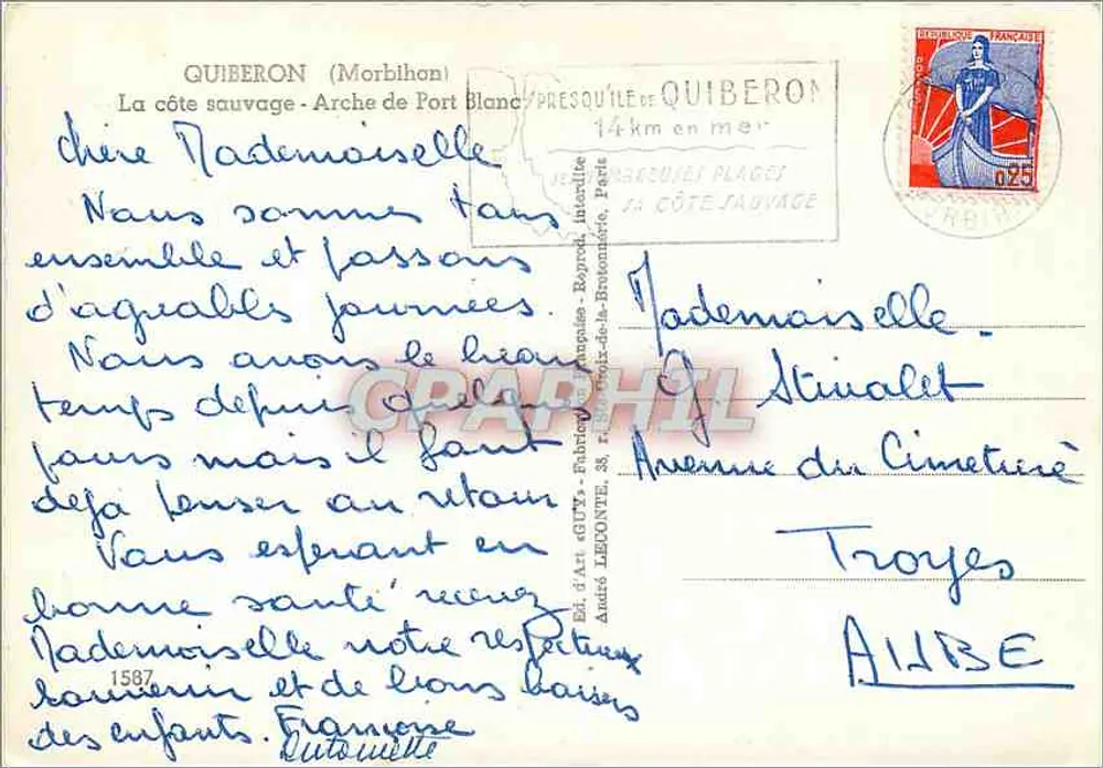 Arche de Port Blanc — Quiberon (Morbihan) — Guy - Verso