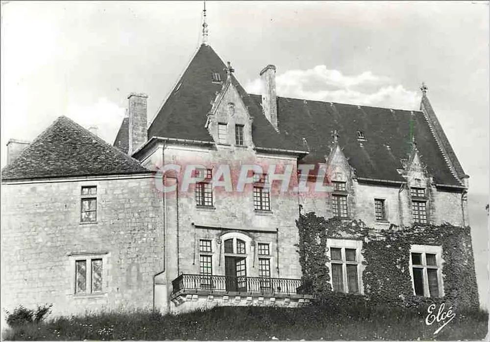 Château de Lamonzie — Die Schlösser der Dordogne — L. Chatagneau, Bordeaux - Vorderseite