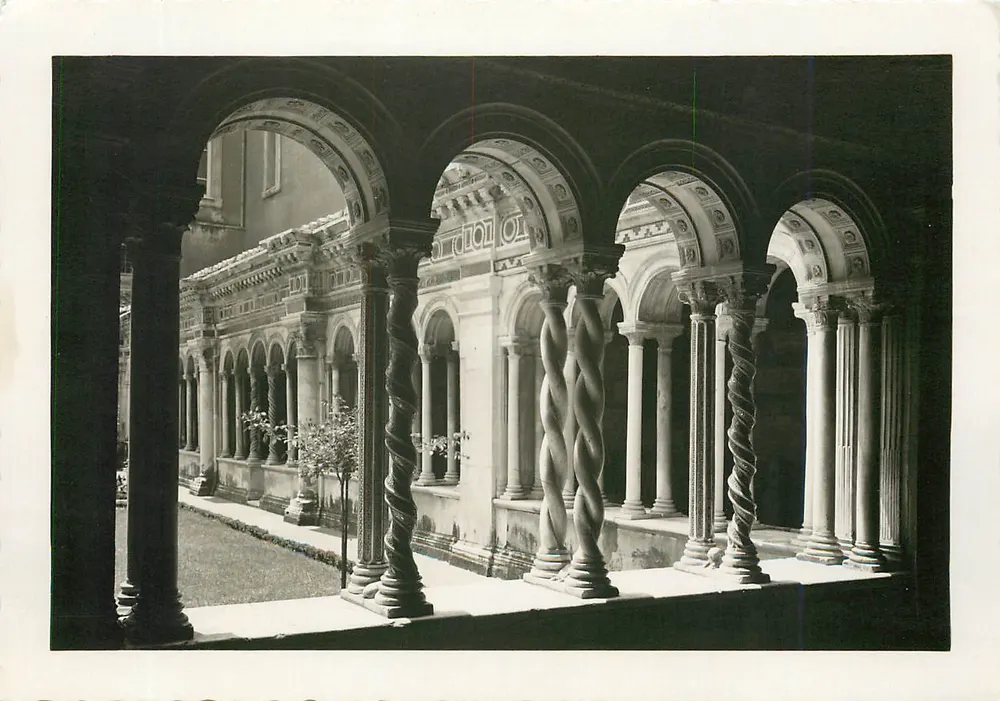Chiostro da Basílica de S. Paulo — Roma — Edição Brignier - Frente