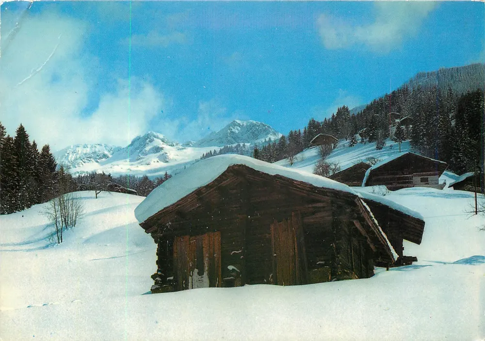 Paisagem Invernal — Les Deux Alpes — Cliché e realização - Frente
