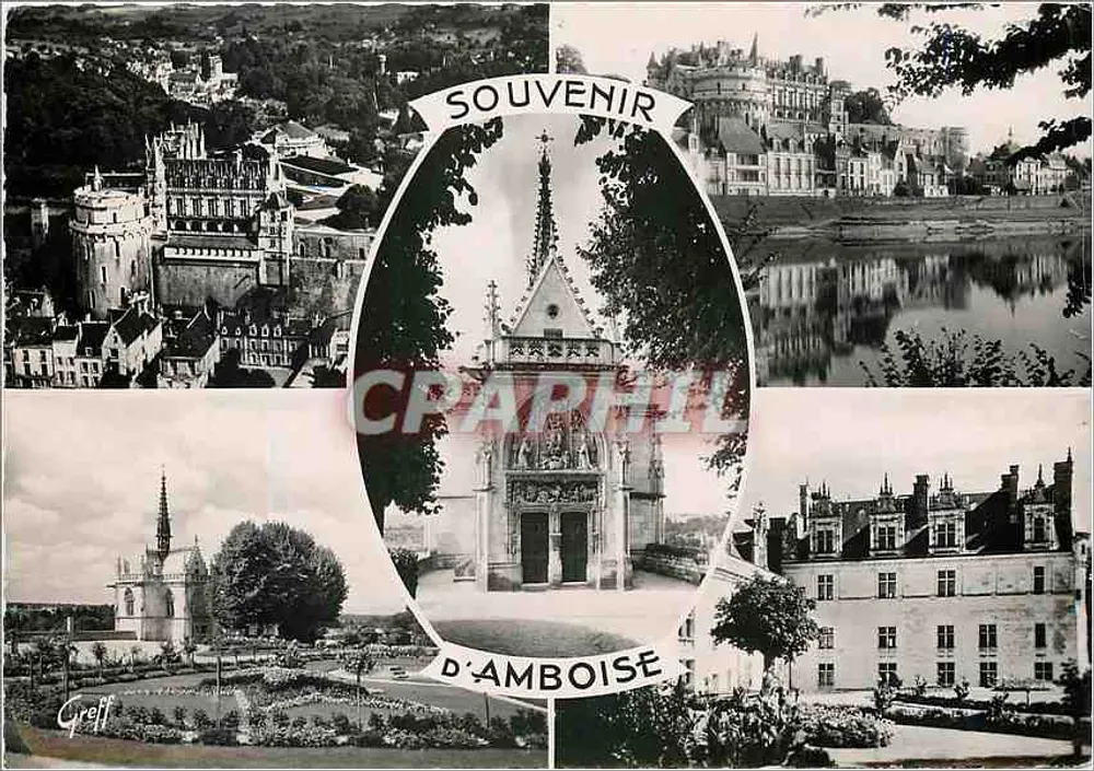 Amboise — Souvenir — Greff, Wydawca, Paryż - Awers