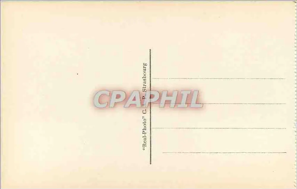 A Vale de Lutour — Cauterets — editor C. P. Strasbourg - Verso