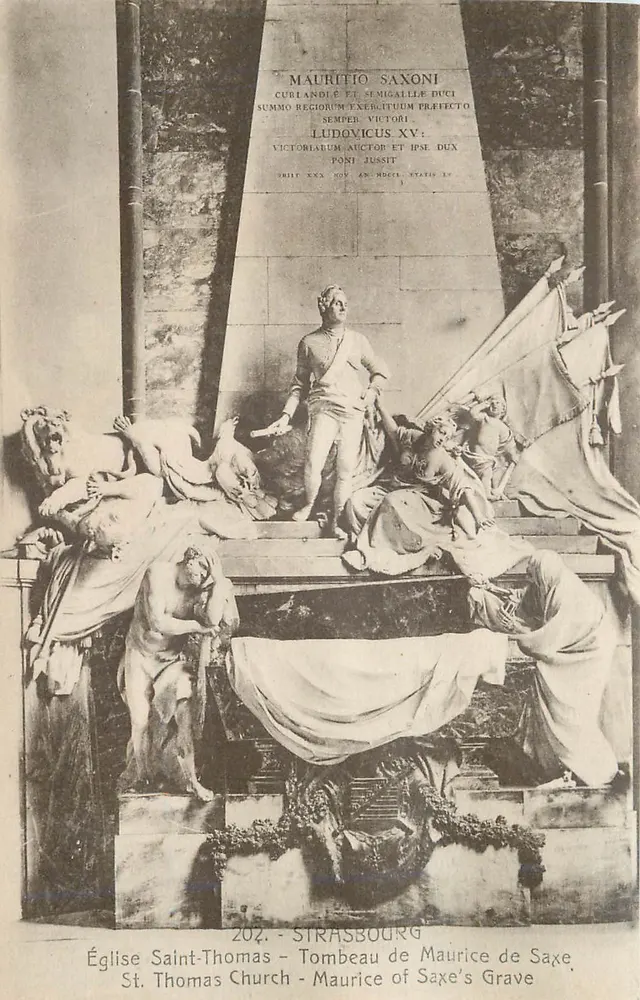 Túmulo de Maurice de Saxe — Igreja de São Tomás — Strasbourg - Frente