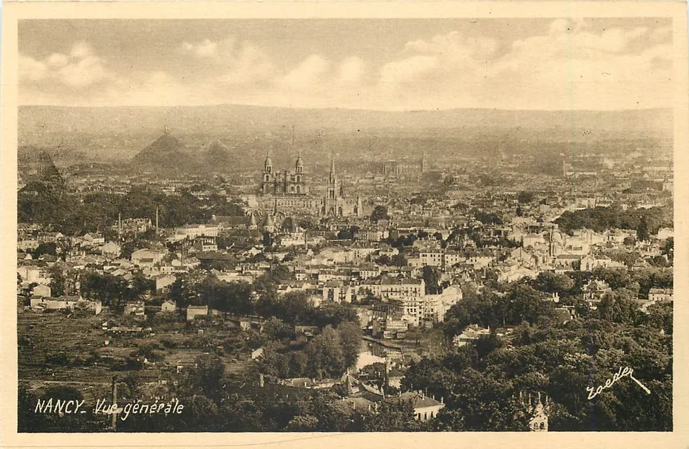NANCY — Vista geral — Edição V. Roeder - Frente
