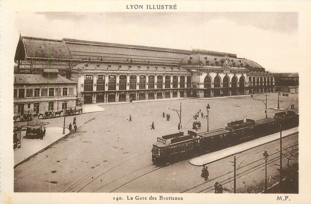 La Gare des Brotteaux — Lyon — Lyon Illustré, n°140 - Recto