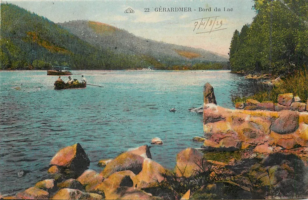 GÉRARDMER - Bord do Lago — editoria C° Albinisme dos Artes Plásticas, Strasbourg — n° 22 - Frente