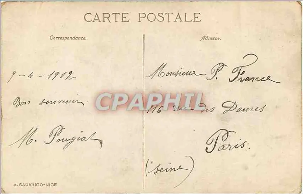 मेंटॉन - कैप मार्टिन से लिया गया सामान्य दृश्य - एनडी फोटो। - पीछे