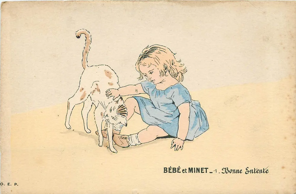 Baby and Kitten — Good Understanding — O.E.P. n°1 - Front