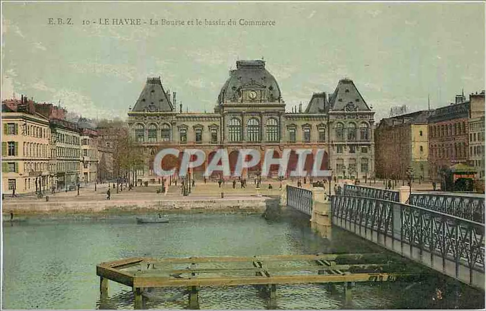 Le Havre - Die Börse und der Handelskai — E.B.Z. n°10 - Vorderseite