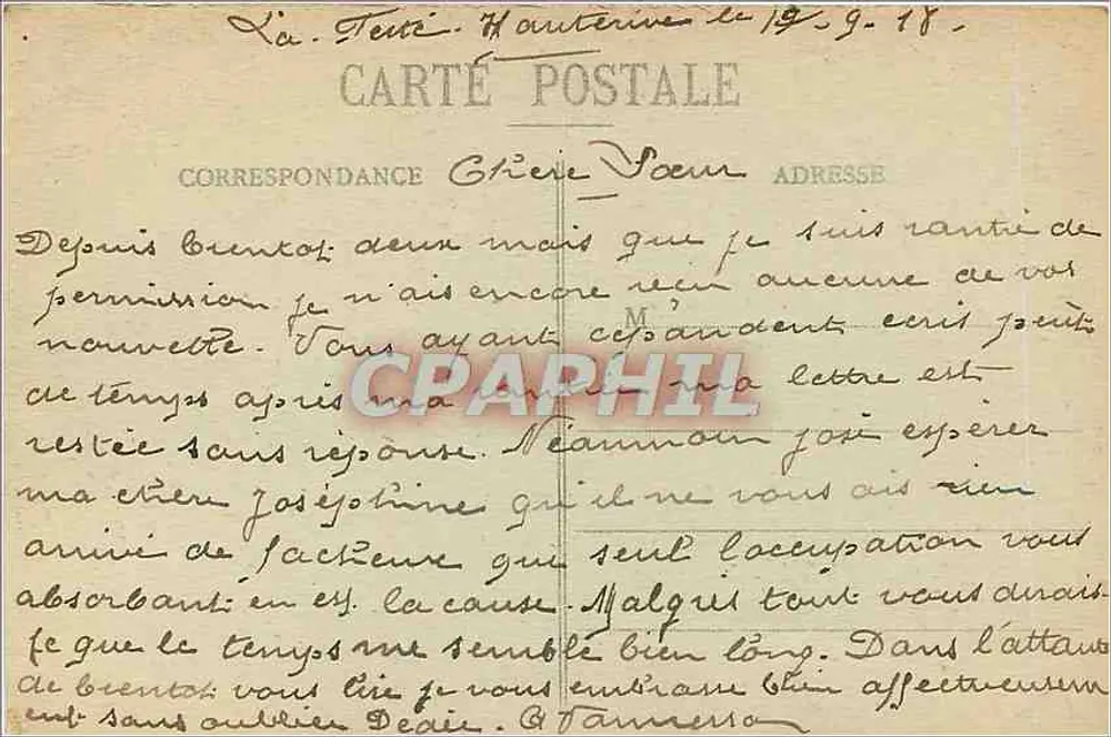 Vichy - O Casino — n° 1158 - Verso