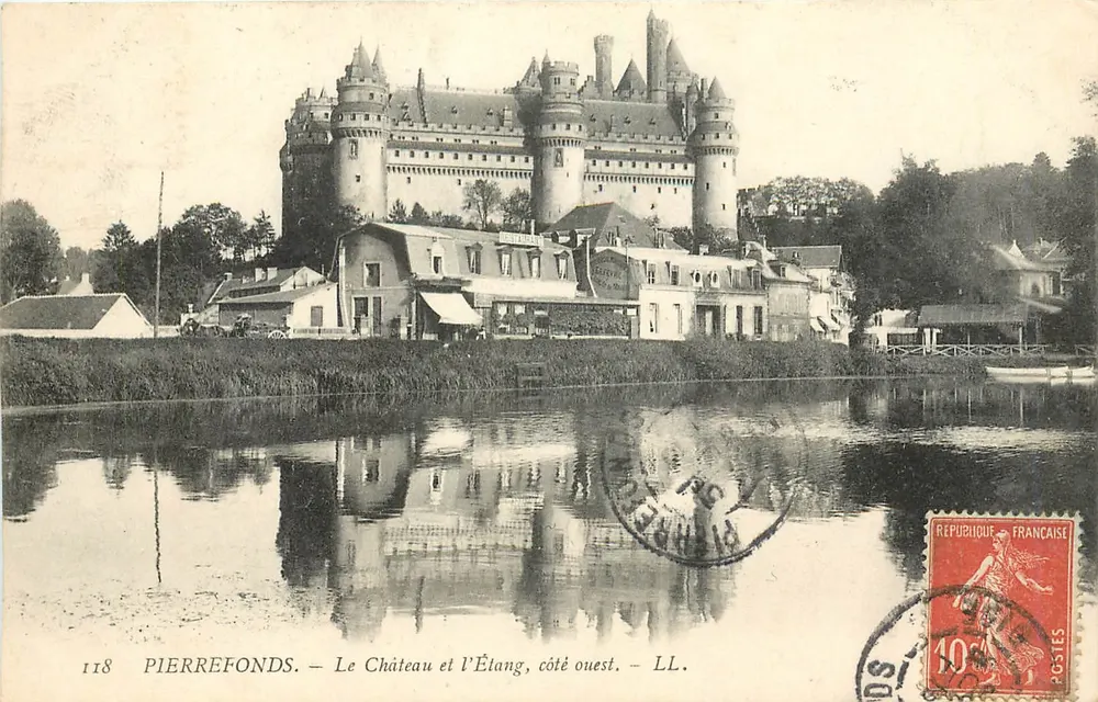 PierreFonds — O Castelo e o Lago, lado oeste — LL. — Editor LL, n° 118 - Frente