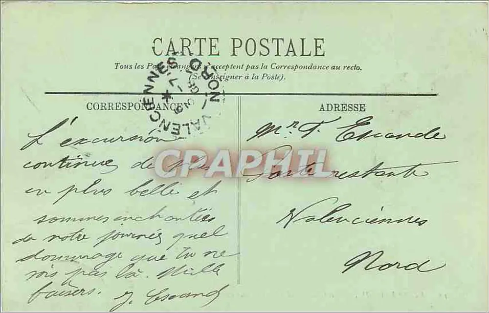 PierreFonds — O Castelo e o Lago, lado oeste — LL. — Editor LL, n° 118 - Verso