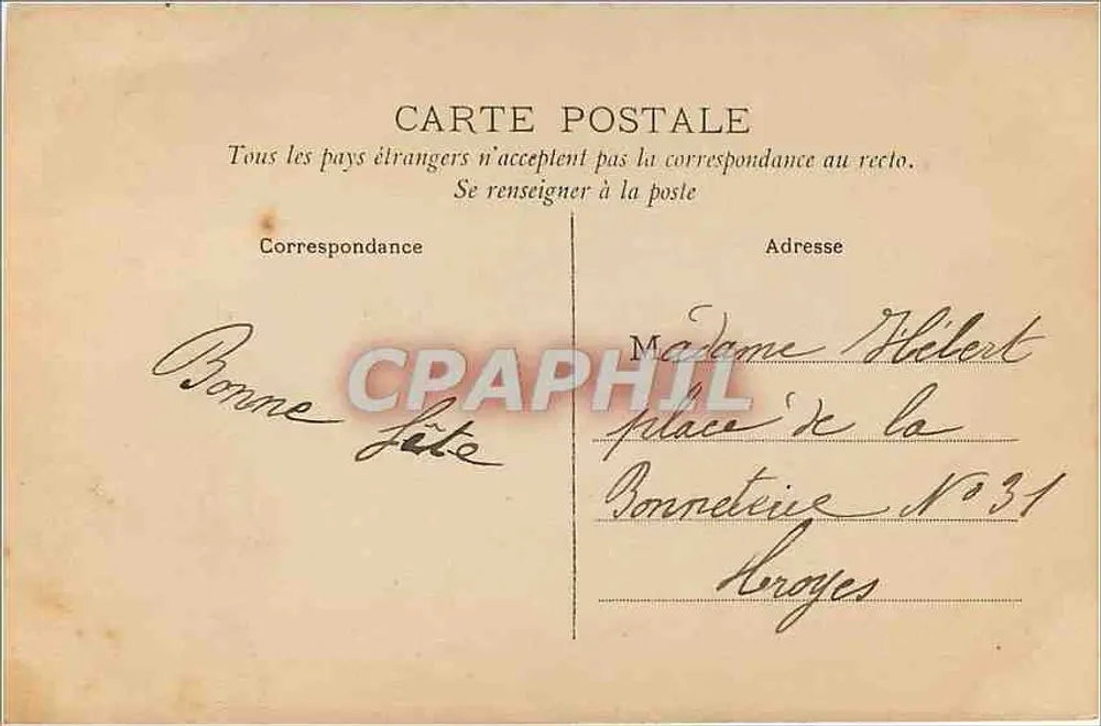 Família — Festa — Editor desconhecido, n°4111 - Verso