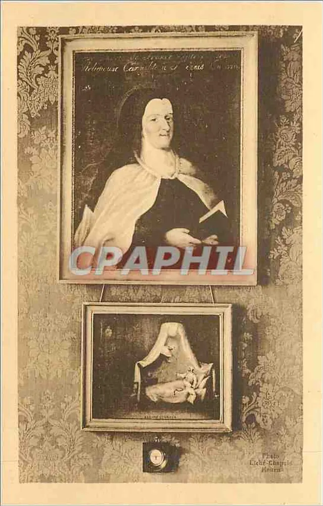 Maison-Mère do Sagrado Coração de Ernemont — Retrato da Senhora Louise da França (Irmã Térèse de São Agostinho) — Editor Liché-Champil, Annecy - Frente