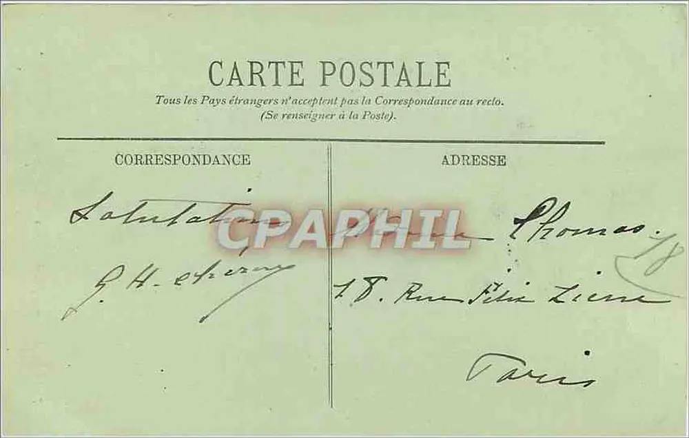 Dieppe — Efeito de Ondas — LL. - Verso