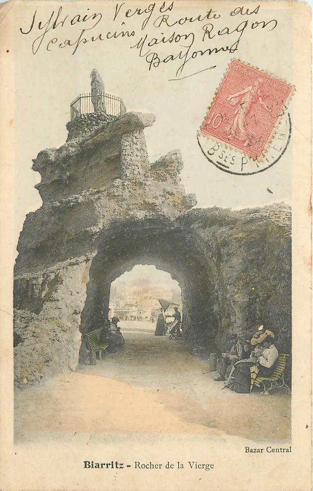 Biarritz - Virgin's Rock — Central Bazaar - Front
