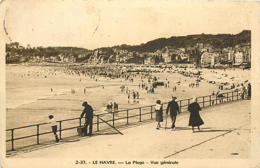 Le Havre — De Strandpromenade — Algemene Uitzicht — Uitgave - Voorkant
