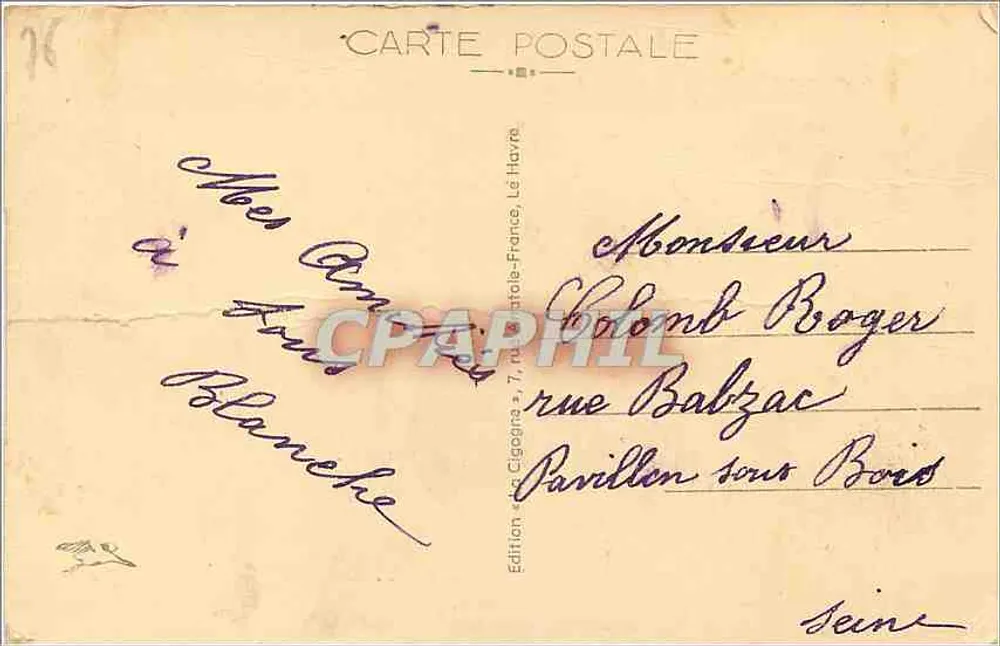 Le Havre — De Strandpromenade — Algemene Uitzicht — Uitgave - Achterkant