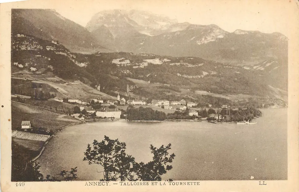 Annecy — Talloires et La Tournette — LL - Recto