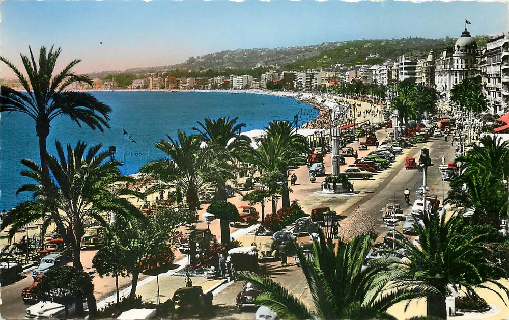 Nice - A Promenade dos Ingleses — vista panorâmica — Edições Sépia - Frente