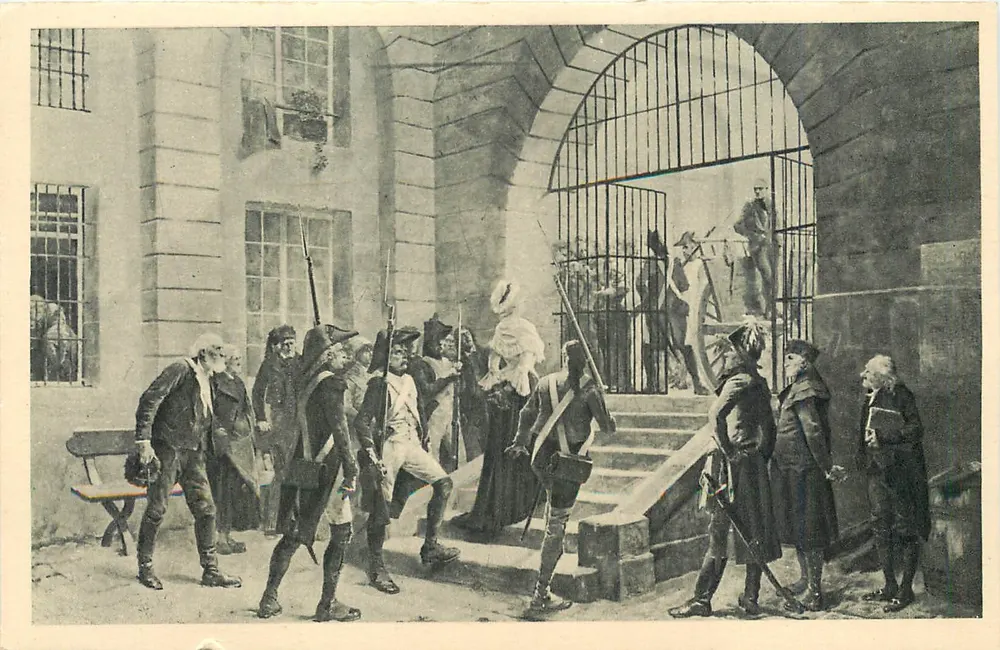 Marie-Antoinette saindo da Conciergerie (CAIN) — editor CAIN, n° 172 - Frente