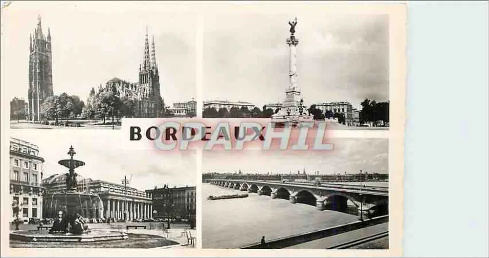 Bordeaux — vista panorâmica - Frente