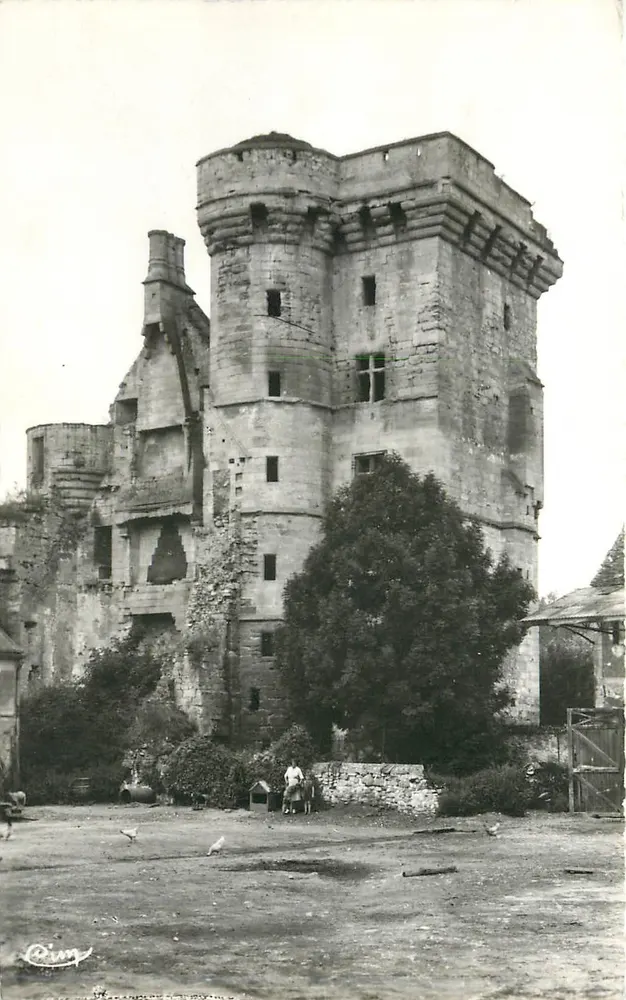 Crouy-sur-Ouercq — Das alte Schloss (14. Jahrhundert) — Fotografie von C. Ring - Vorderseite