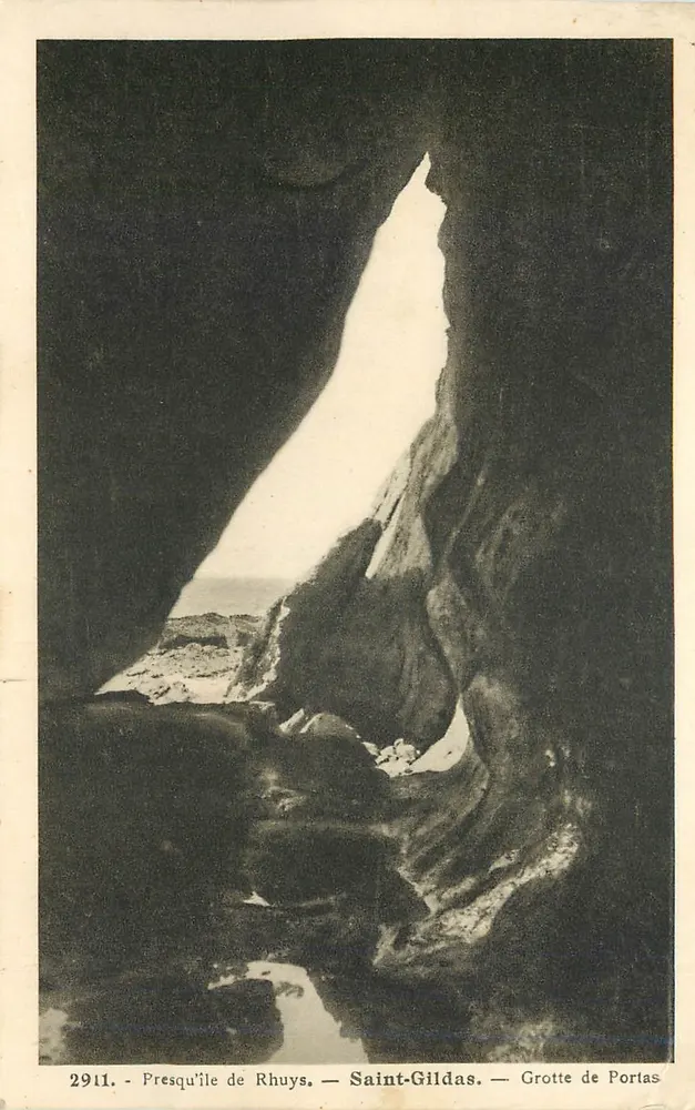 Presqu'île de Rhuys — Saint-Gildas — Grotte de Portas — n°2911 - Vorderseite