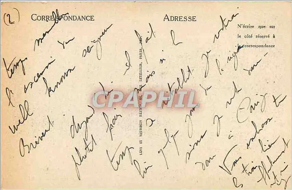 Mont-Blanc-Massiv — Les Praz — Der Dru und die Aiguille Verte — LL. — Nr. 611 - Rückseite