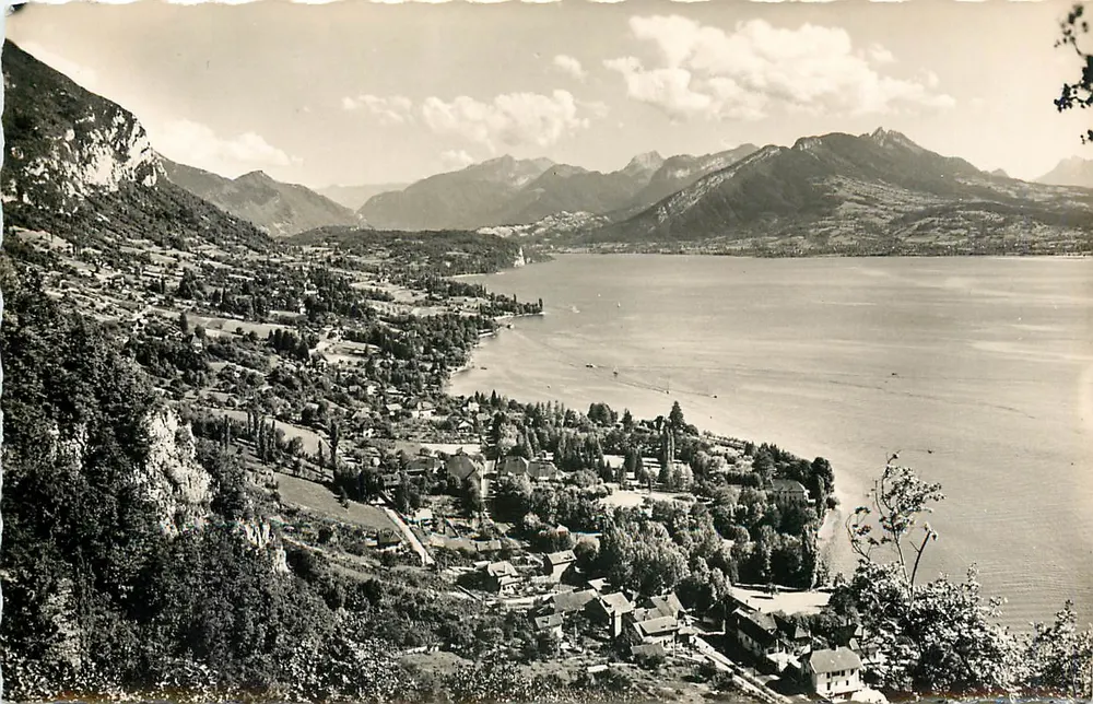 Lago d'Annecy — Veyrier-Chavoiries — Edizioni G. Mouche, Annecy, n°242 - Recto