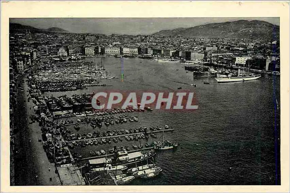 Marseille — Vue générale du Vieux-Port — Éditeur : 102 - Recto