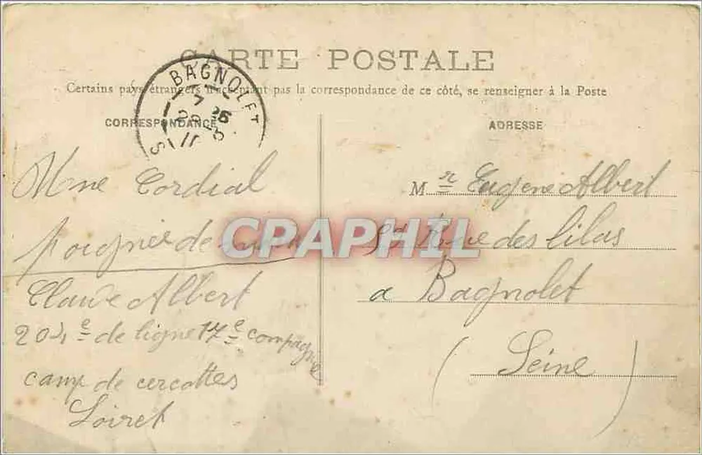 Orléans - Panorama, pris du nouveau Pont — H.G. — n° 520 - Verso