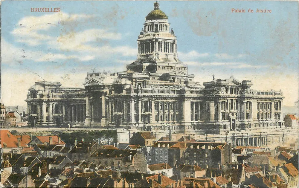 Bruxelas — Palácio de Justiça — Atelier H. Gussenheim & Co., Zürich, No. 10280 d. Dép. - Frente