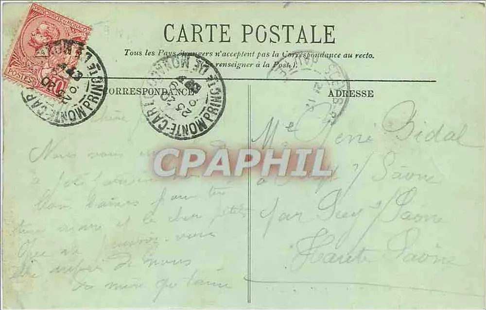 Monte-Carlo — Kasyno — LL. — n° 959 - Rewers