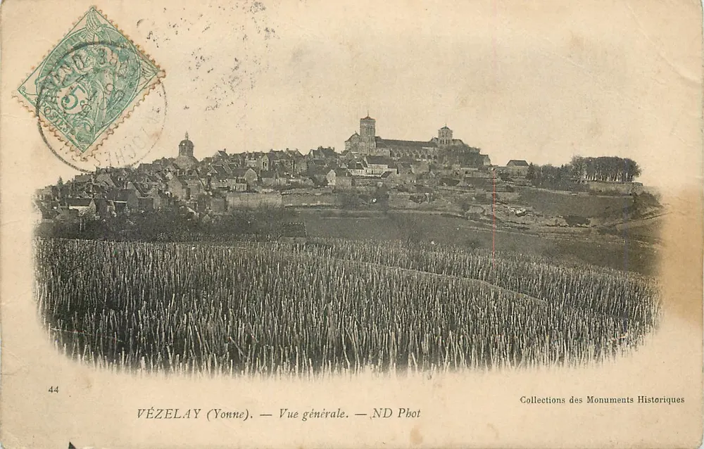 Vézelay (Yonne) — Vista geral — ND Phot - Frente
