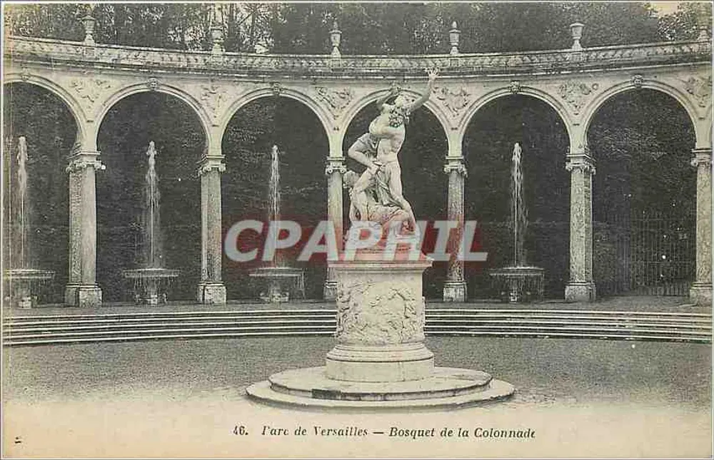 Arco de Versalles — Bosquet de la Colonnade — Editor Paris-Versalles - Anverso