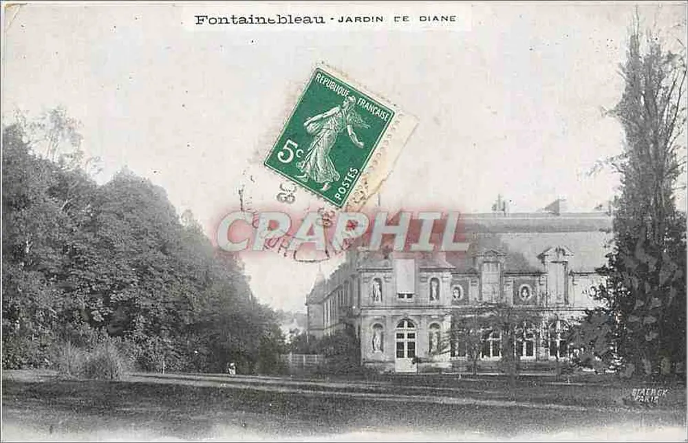 Fontainebleau - Jardin de Diane — Verleger: Étacheck, Paris - Vorderseite