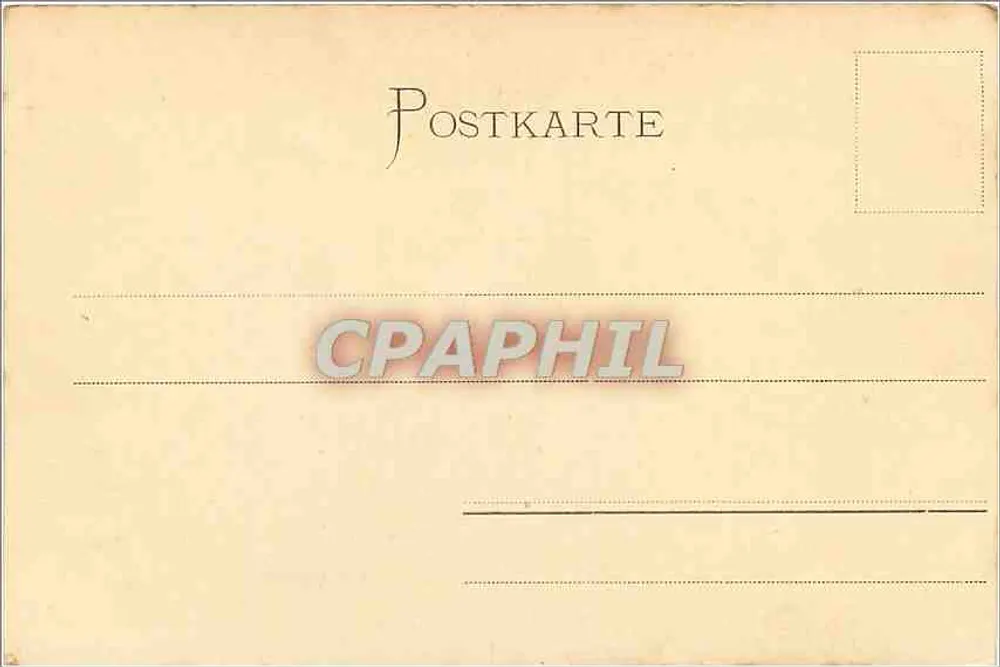 Kleberplatz — vista panorâmica — Kunstverlag Garde & Loeo, Strassburg a. M. - Verso