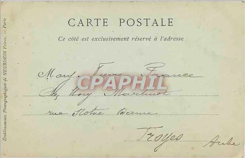 Blois — Pavillon de Ana de Bretaña — Editor Neurdein, n° 67 - Reverso