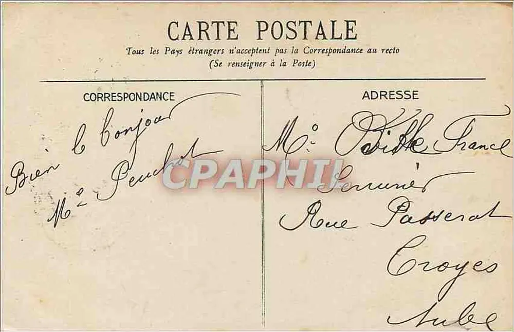 Vichy — Fonte Grande-Grille — Editor não identificado, n° de série 2 - Verso