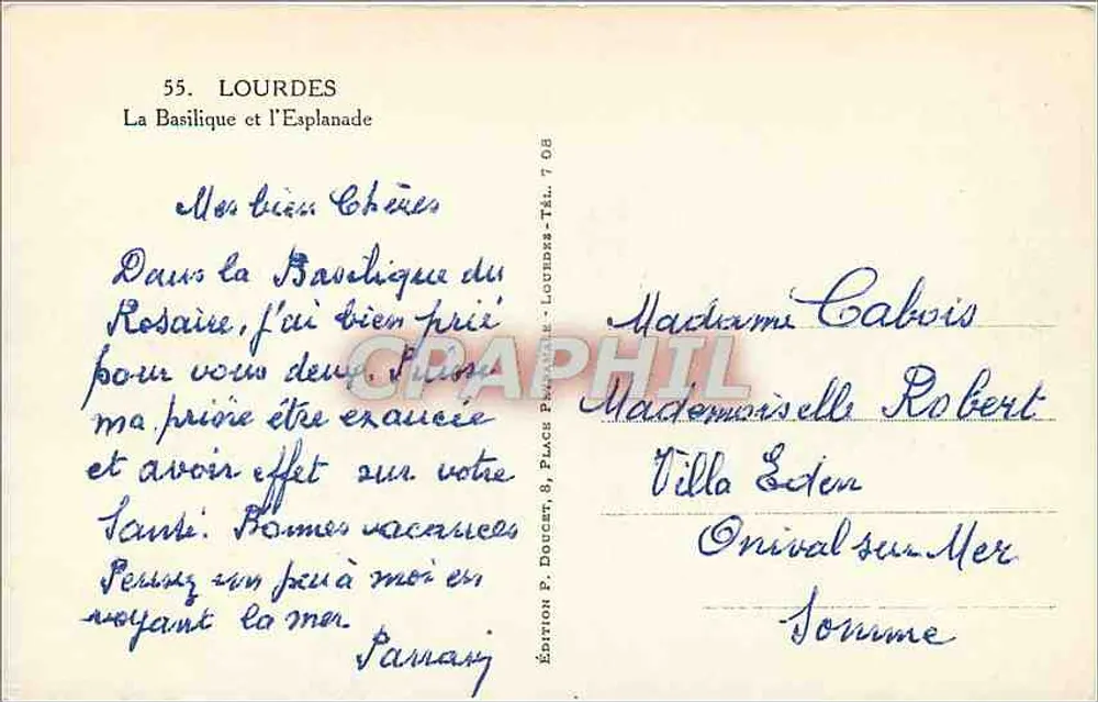 Lourdes — A Basílica e a Esplanada — EdLux - Verso