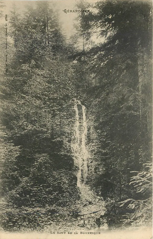O Salto da Bourrique — Gérardmer — Editor: Gérardmer (n° 8825) - Frente