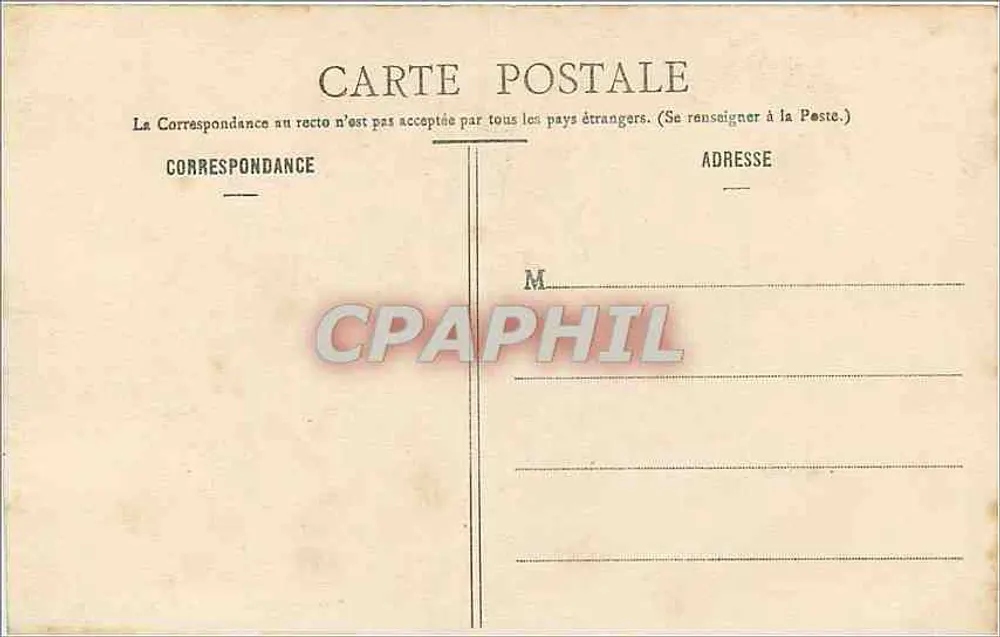 Ponte do Amor sobre a Vologne em Gérardmer — editor Ad Weick, n° 2860 - Verso
