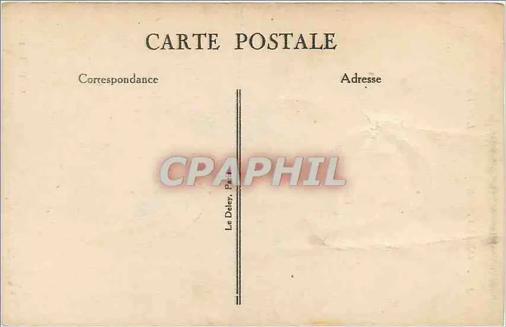 Deauville — A Igreja — G. F., Le Havre - Verso
