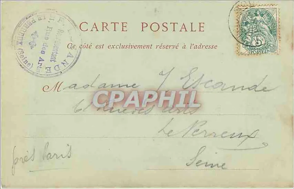 Dieppe — Le Casino et la Plage — Collections ND Phot n°128 - Verso