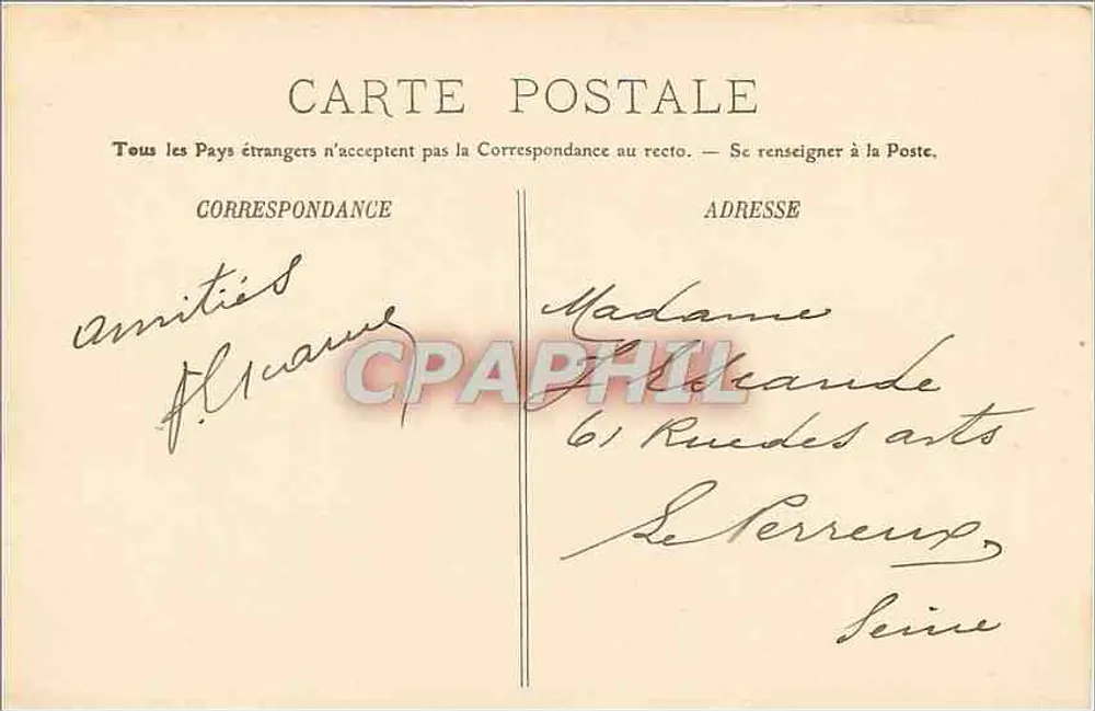 Dieppe — A Entrada das Docas — LL. n°13 - Verso