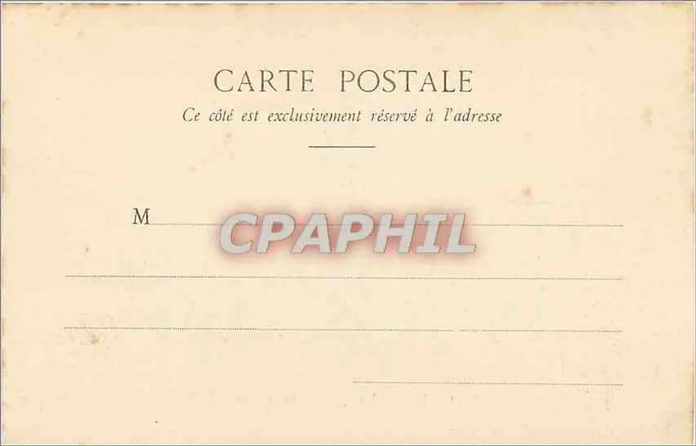 Clermont-Ferrand — Vista geral — Lib. Bougé-Béal, 21 rue de l'Écu - Verso